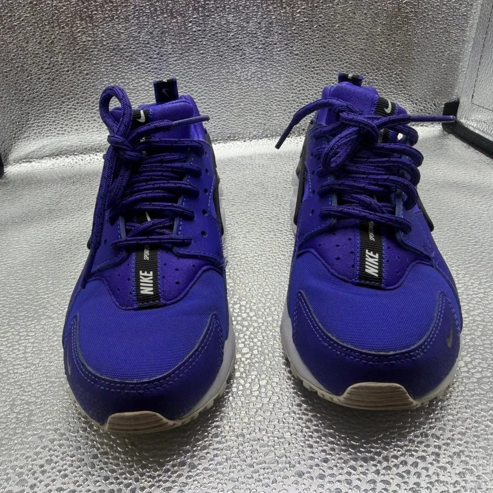 Size 4Y Nike Air Huarache Run GS Kids Blue Excellent Hyper Royal 909143-402